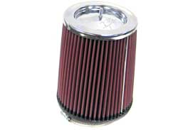 K&N RF-1016 UNIVERSAL Clamp-On Air Filter 3-1/2"10DEG FLG, 5-3/4"B, 5"T, 7" LONG Photo-0 