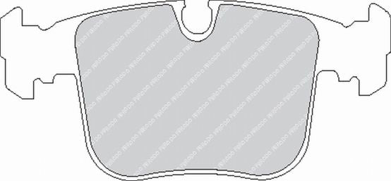 FERODO FCP856H Front Brake Pads DS2500 for BMW 8 Series (E31) / MASERATI Biturbo Photo-0 