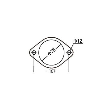 HKS 34001-AK004 Exhaust Gasket 75mm (2pk) [SR010352] old 3401-SA007 Photo-1 