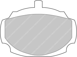 FERODO FDS823 Front Brake Pads DS Performance for MG MGb GT Photo-0 