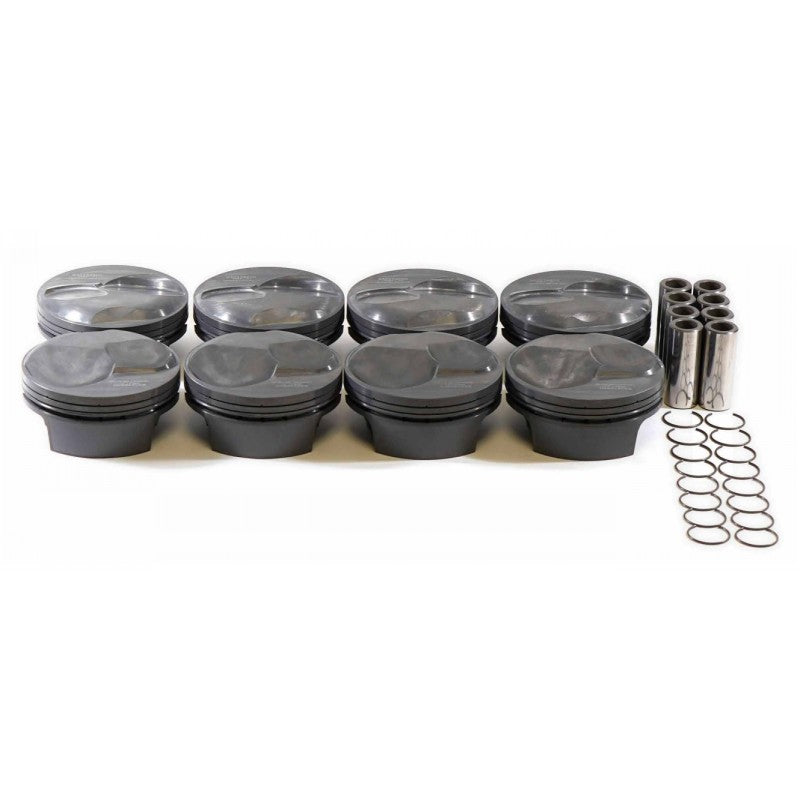 MAHLE 930239900T Piston Kit Elite Drag Series 20 (598cid 4.600 x 1.155RCH, 4.500stroke, 6.385rod, 0.990pin, 28.0cc, 615g, 16.3CR, 2618) for CHEVROLET Big Block Photo-0 