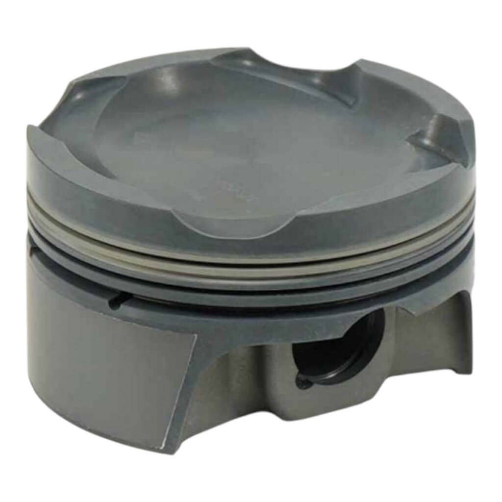 MAHLE 930286135T Piston Kit with TBC (87.25mm x 32.3mm CH, 91.0mm stroke, 139mm rod, 21mm pin, -13.1cc, 340g, 11.6CR, 2618) for BMW M3 (E46) S54B32 3.2L Photo-1 