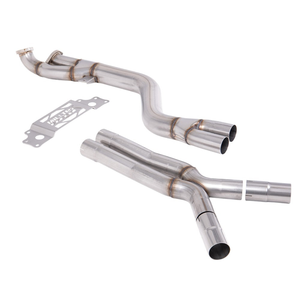 MILLTEK SSXBM1332 Secondary Cat Bypass System, 4" for BMW M2 (G87) Non-OPF/GPF Photo-0 