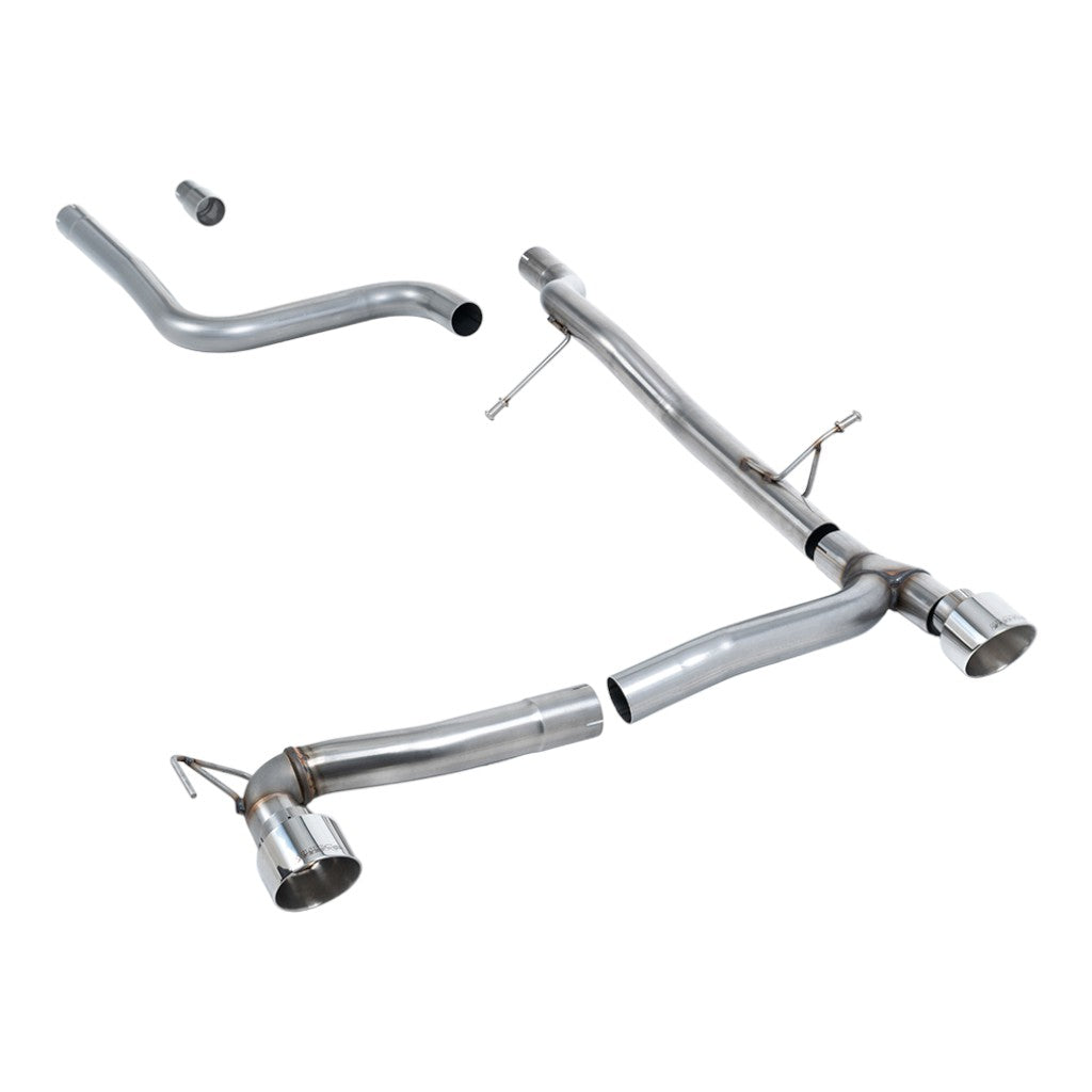 MILLTEK SSXFD383 Filter-Back Exhaust, 2.37" (Polished GT-100 Trims) for FORD Fiesta ST-Line (MK8) OPF/GPF 2019- Photo-0 