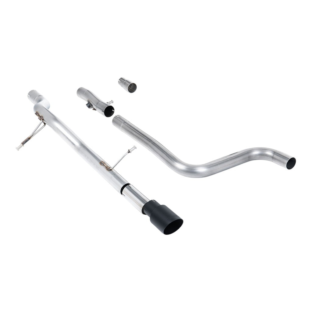 MILLTEK SSXFD392 Filter-Back Exhaust, 2.37" (Cerakote Black GT-90 Trim) for FORD Fiesta ST-Line 155ps Hybrid OPF/GPF 2020- Photo-0 
