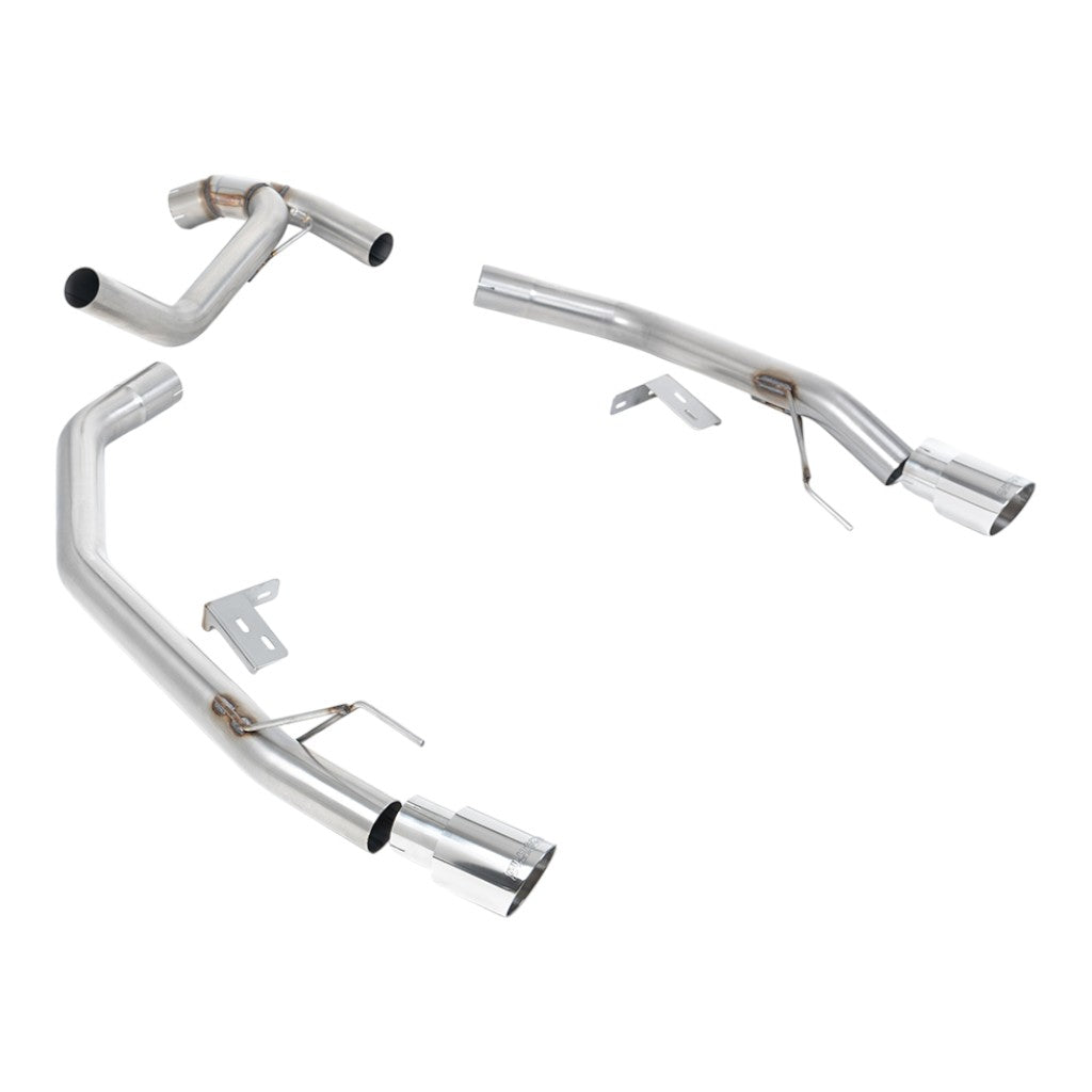 MILLTEK SSXFD444 Axle-Back Exhaust, 2.76" (Polished GT-90 Tips) for FORD Ranger 2.0 TDCI Bi-Turbo 2022- Photo-0 