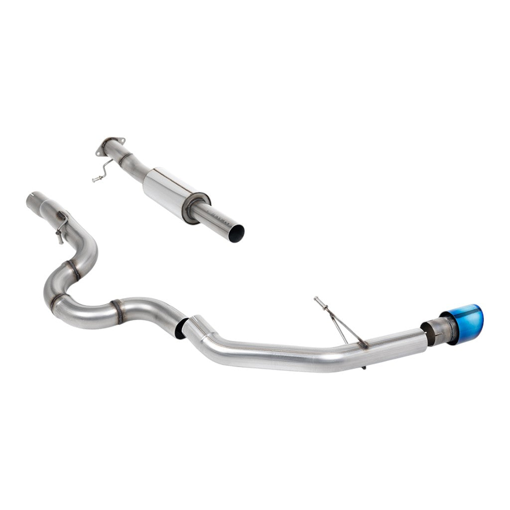 MILLTEK SSXFD467 Cat-Back Exhaust, 2.76" (Blue Titanium GT-100 Tip) for FORD Bronco 2.3L / 2.7L EcoBoost 4-Door 2021- Photo-0 