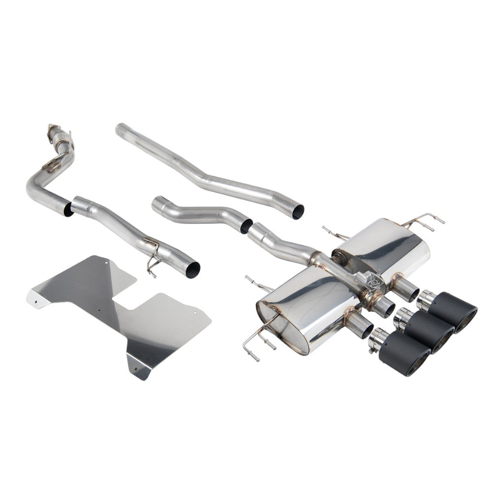 MILLTEK SSXHO279 Cat-Back Exhaust, 3" (Carbon JET-115 Trims) for HONDA Civic Type R (FL5) 2022- Photo-0 