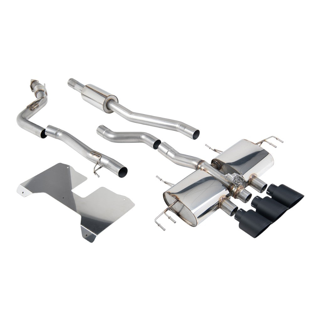 MILLTEK SSXHO283 Cat-Back Exhaust, 3" (Cerakote Black GT-115 Trims) for HONDA Civic Type R (FL5) 2022- Photo-0 