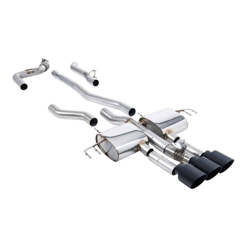 MILLTEK SSXHO306 Cat-Back Exhaust, 3" (Cerakote Black GT-115 Trims) for ACURA Integra Type S (DE5) 2023- Photo-0 