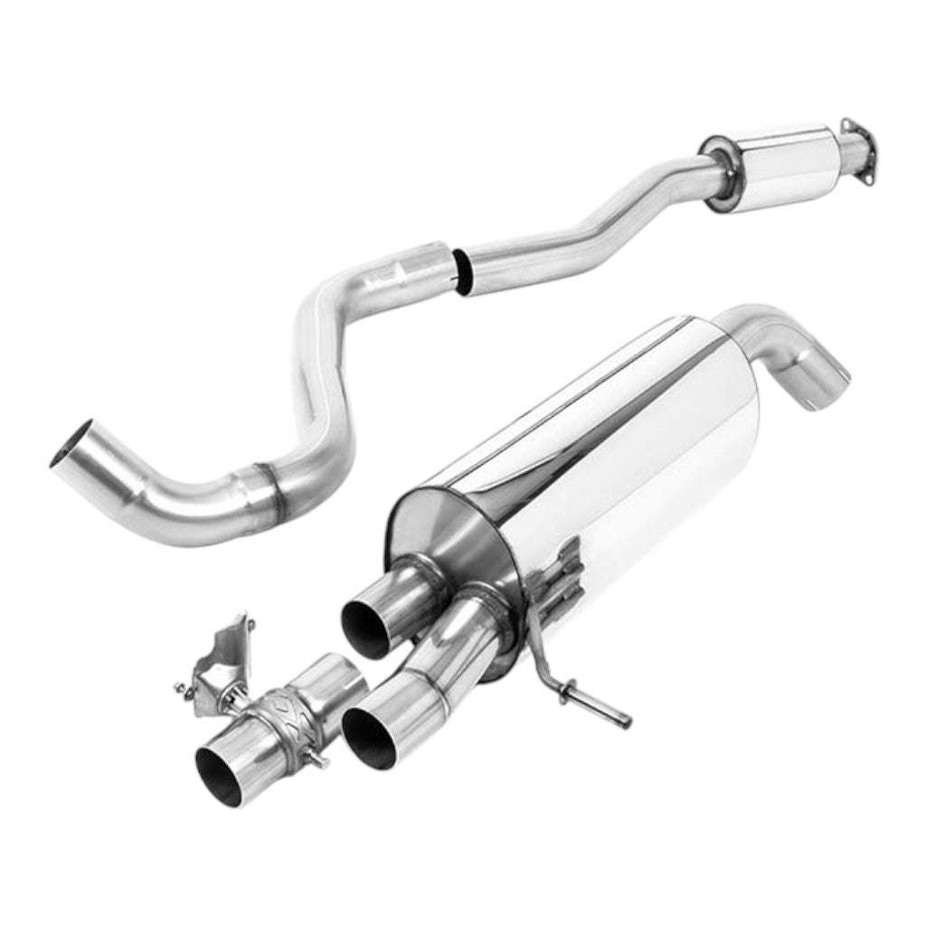 MILLTEK SSXHY161 Filter-Back Exhaust, 2.76" (Blue Titanium GT-90 Trims) for HYUNDAI i20 N OPF/GPF 2021- Photo-0 