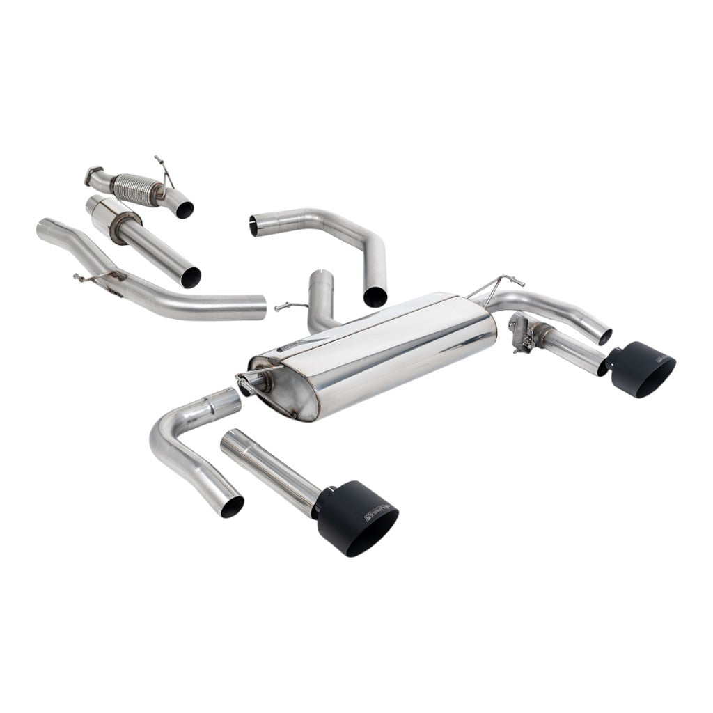 MILLTEK SSXHY194 Cat-Back Exhaust, 3" (Cerakote Black GT-139 Tips) for HYUNDAI Elantra N 2.0L Non-OPF/GPF 2021- Photo-0 