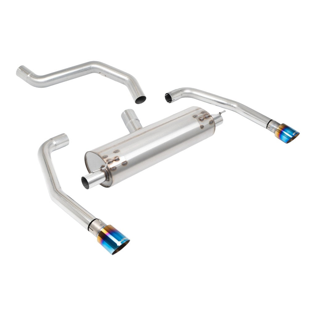 MILLTEK SSXINE125 Filter-Back Exhaust, 2.76'' (GT-90 Blue Titanium Tips) for INEOS Quartermaster 3.0 (B58) 2024- Photo-0 