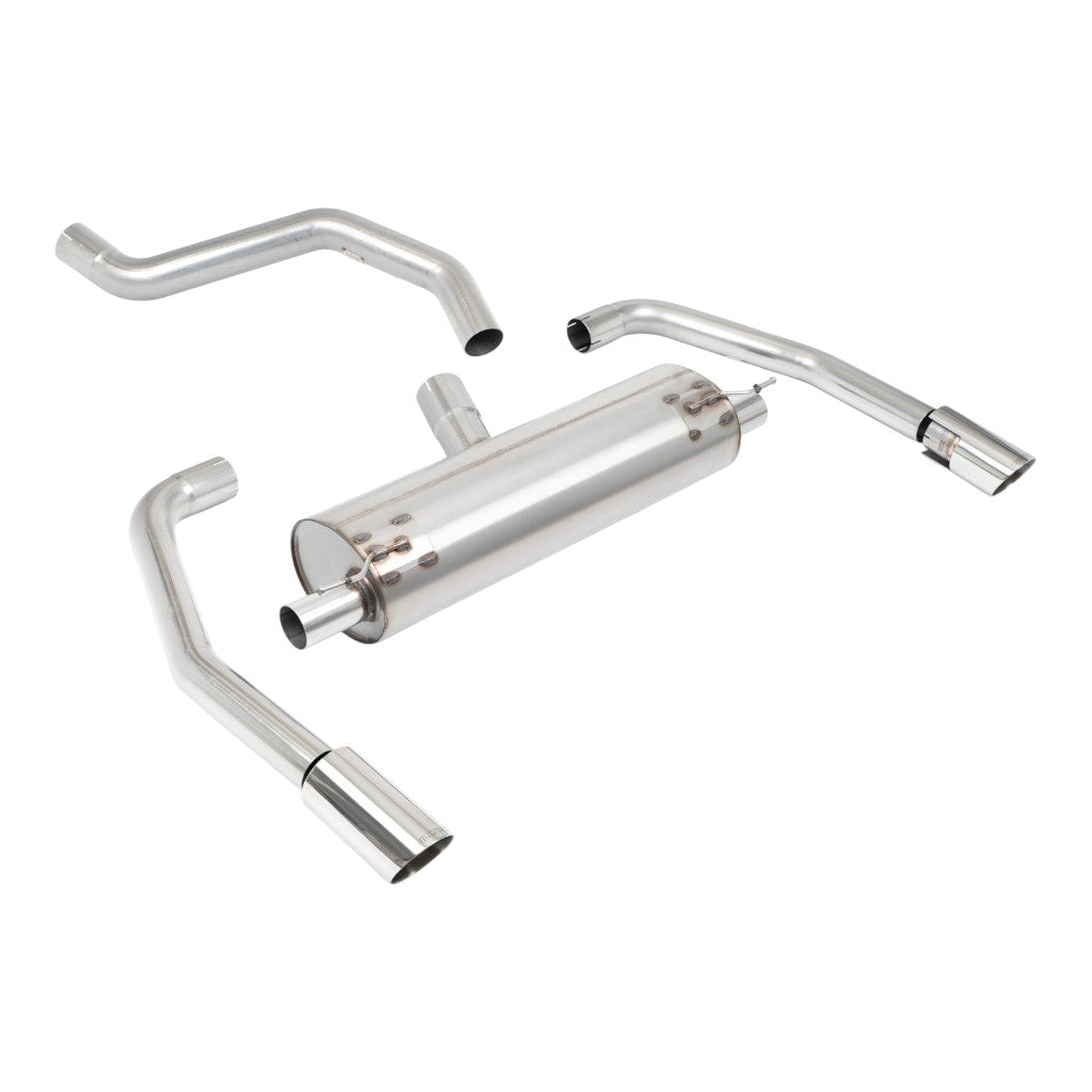 MILLTEK SSXINE127 Filter-Back Exhaust, 2.76'' (GT-90 Polished Tips) for INEOS Quartermaster 3.0 (B58) 2024- Photo-0 