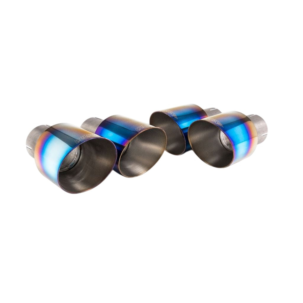 MILLTEK SSXLR128 Exhaust System Cat-Back 2.75" OPF / GPF, Non Resonated (Burnt Titanium Trims) for LAND ROVER Defender 2019- Photo-1 