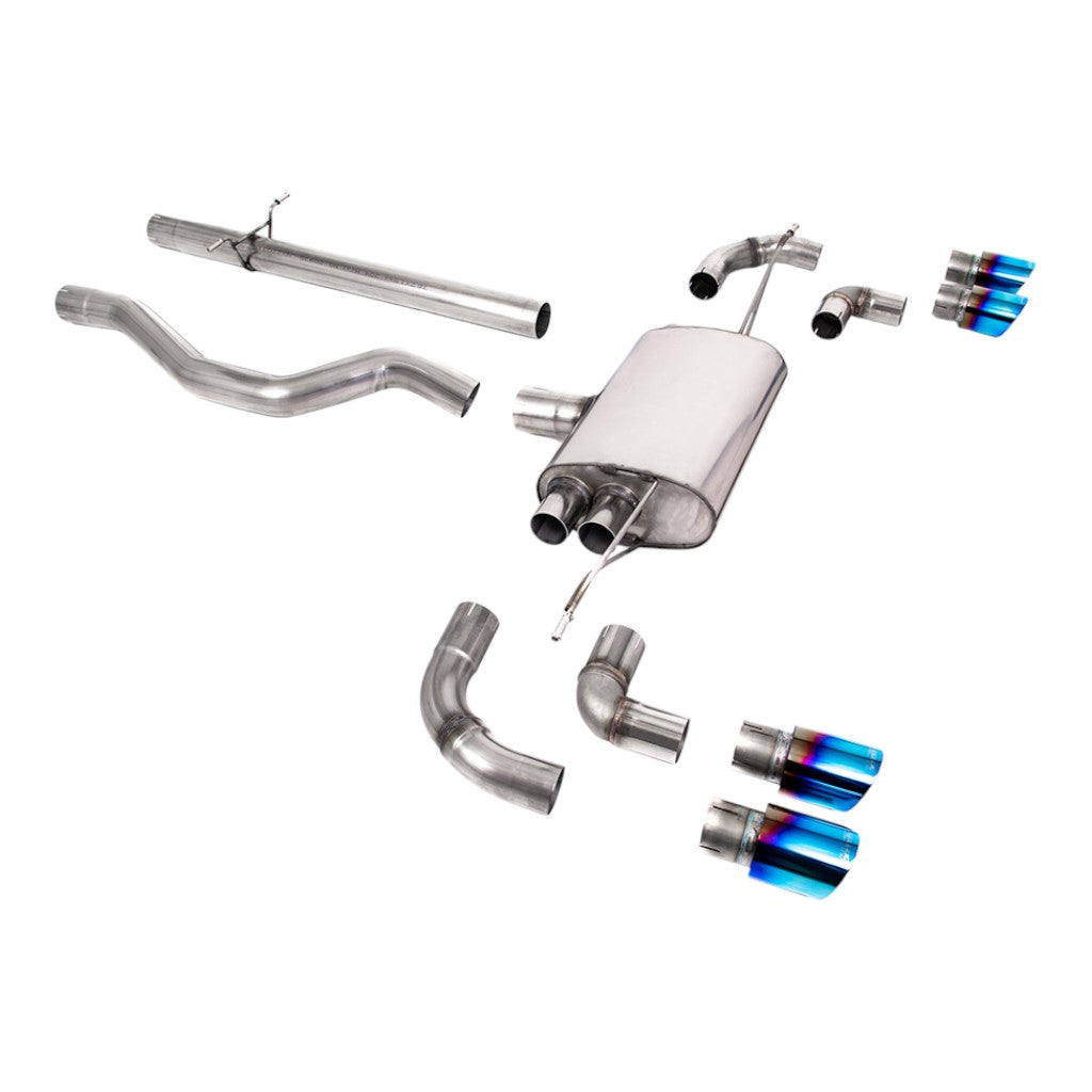 MILLTEK SSXLR138 Filter-Back Exhaust, 3" (Burnt Titanium GT-90 Trims) for LAND ROVER Defender 110 P300 / P400e 2020- Photo-0 