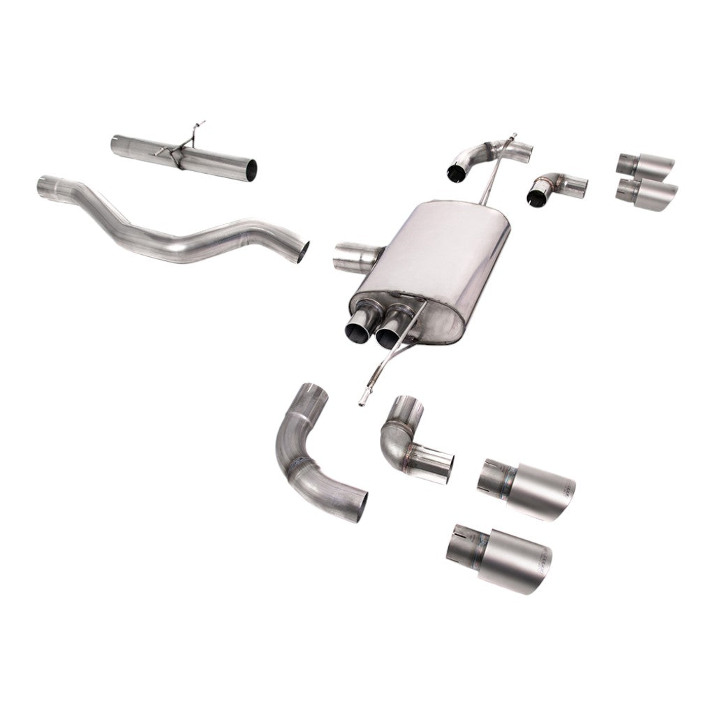 MILLTEK SSXLR147 Filter-Back Exhaust, 3" (Titanium GT-90 Trims) for LAND ROVER Defender 90 P300 / P400e 2020- Photo-0 