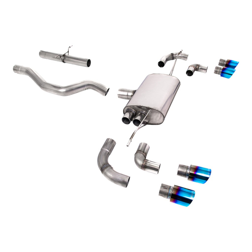 MILLTEK SSXLR148 Filter-Back Exhaust, 3" (Burnt Titanium GT-90 Trims) for LAND ROVER Defender 90 P300 / P400e 2020- Photo-0 