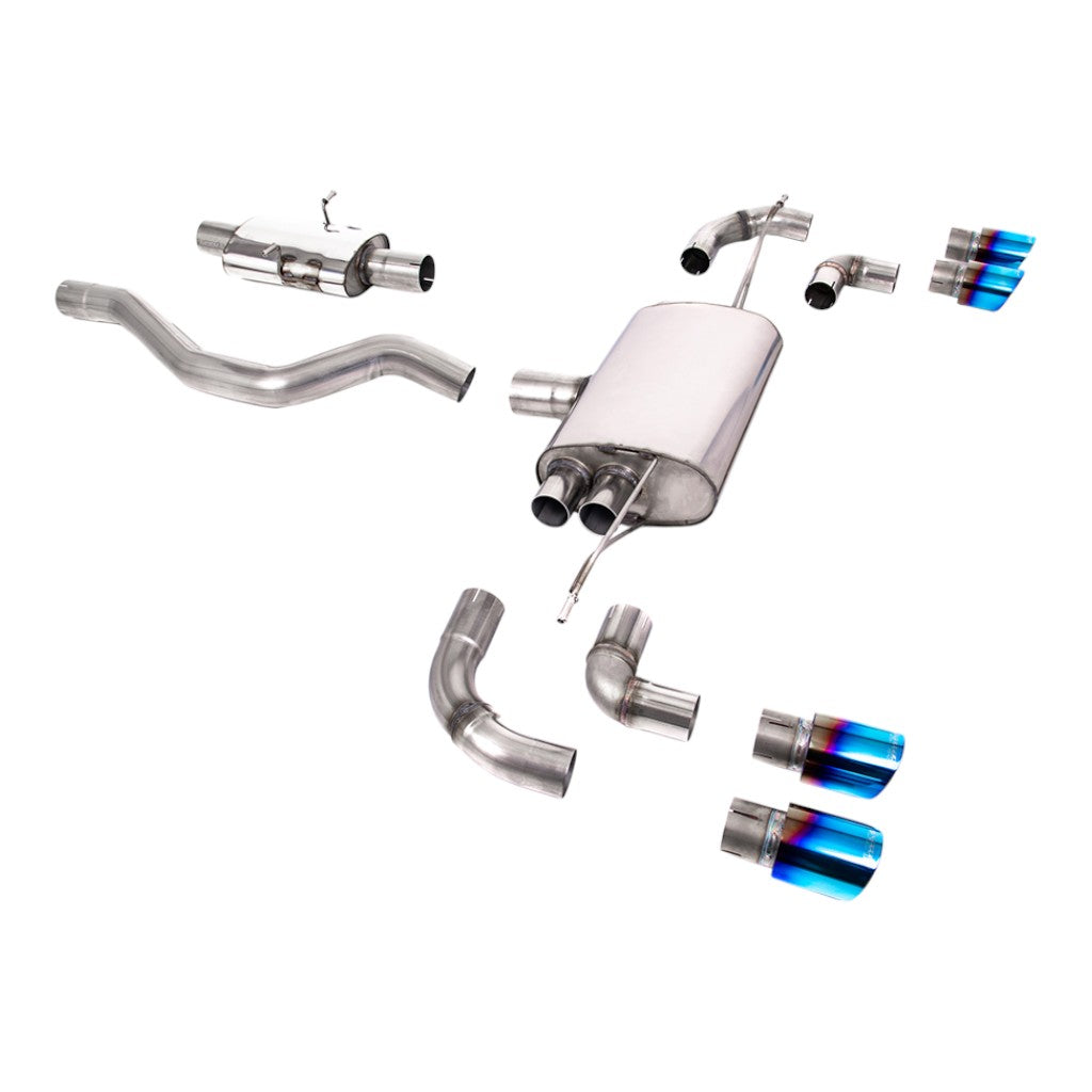 MILLTEK SSXLR153 Filter-Back Exhaust, 3" (Burnt Titanium GT-90 Trims) for LAND ROVER Defender 90 P400 2020- Photo-0 