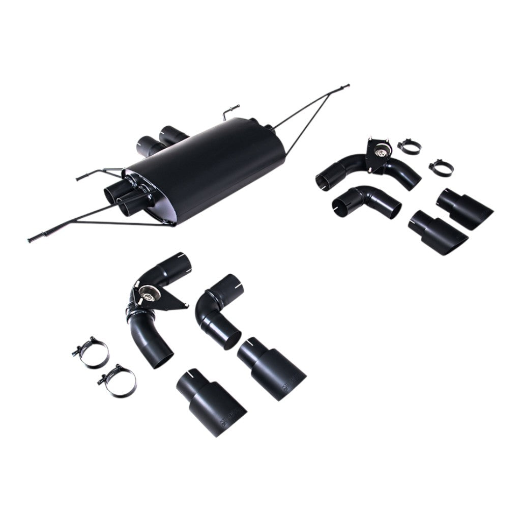 MILLTEK SSXLR161 Valved Rear Silencer Upgrade for Land Rover Defender 110 5.0 V8 / 130 5.0 V8 / 90 5.0 V8 2021- Photo-0 
