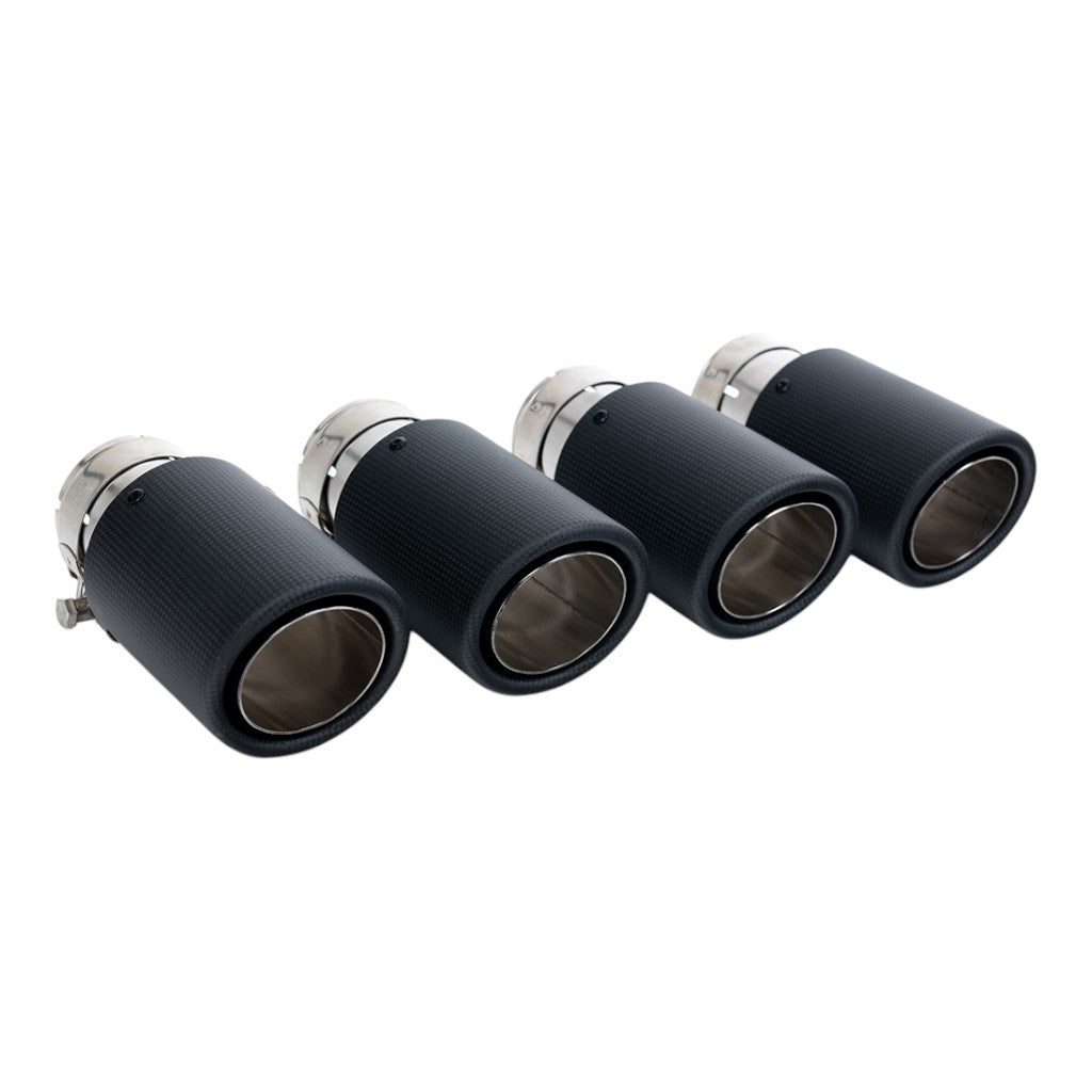 MILLTEK SSXLR208 Filter-Back Exhaust with Jet-90 Carbon Trims for LAND ROVER Defender 130 P400 (L663) Photo-1 