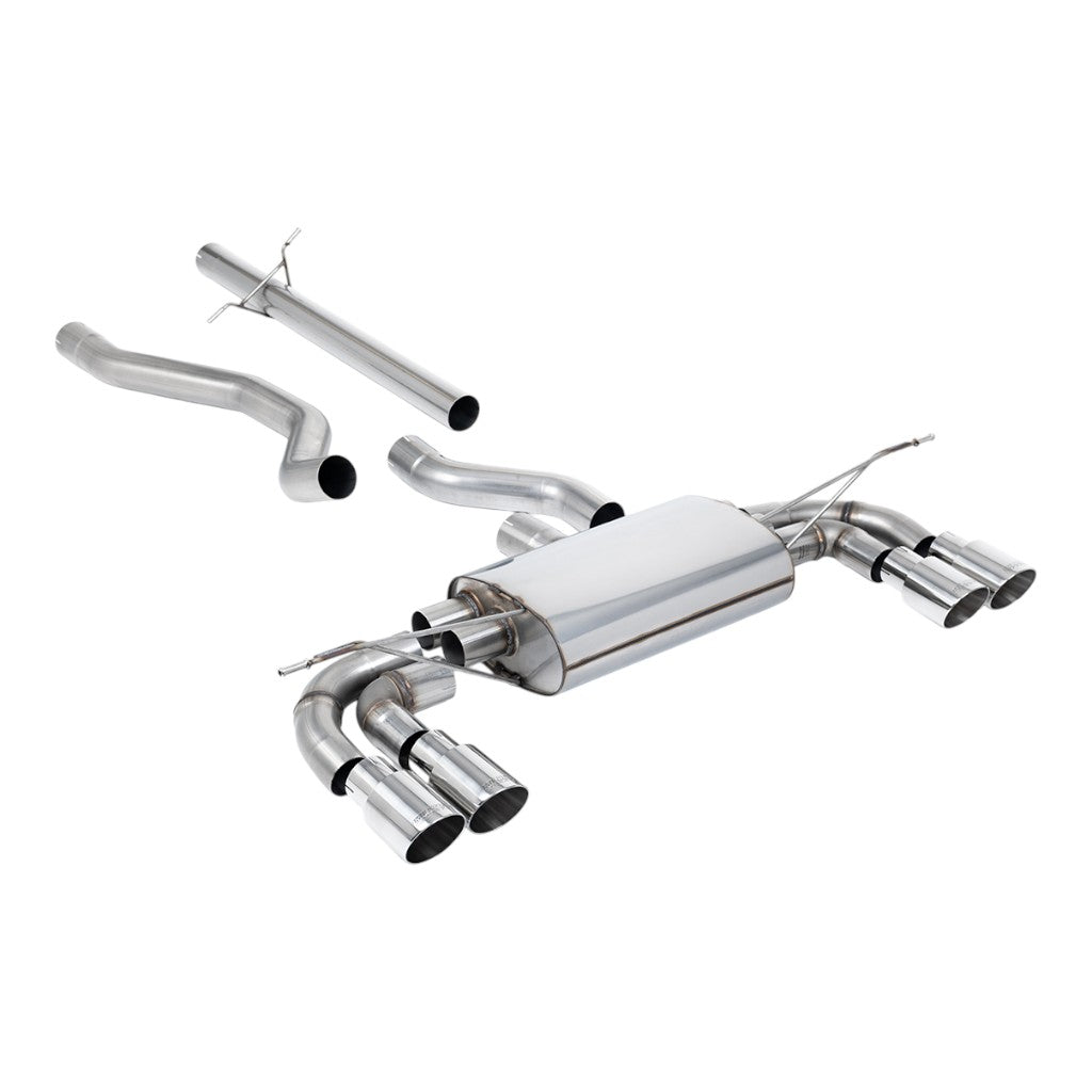 MILLTEK SSXLR209 Filter-Back Exhaust with GT-90 Polished Trims for LAND ROVER Defender 130 P400 (L663) Photo-0 