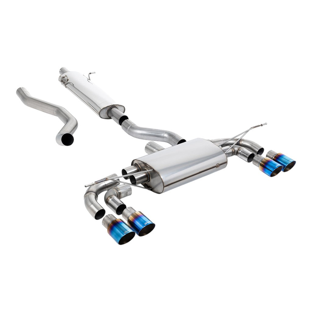 MILLTEK SSXLR217 Filter-Back Exhaust, 3" (Burnt Titanium GT-90 Trims) for LAND ROVER Defender 130 P300 / P400e 2023- Photo-0 