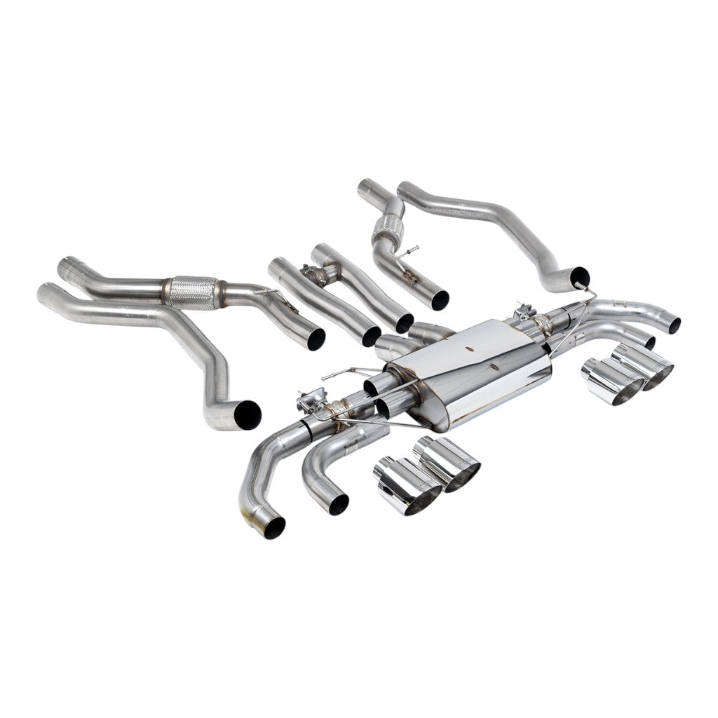 MILLTEK SSXLR224 Cat-Back Exhaust, 3.15" (Polished GT-115 Tips) for LAND ROVER Range Rover Sport SV (L461) 2024- Photo-0 