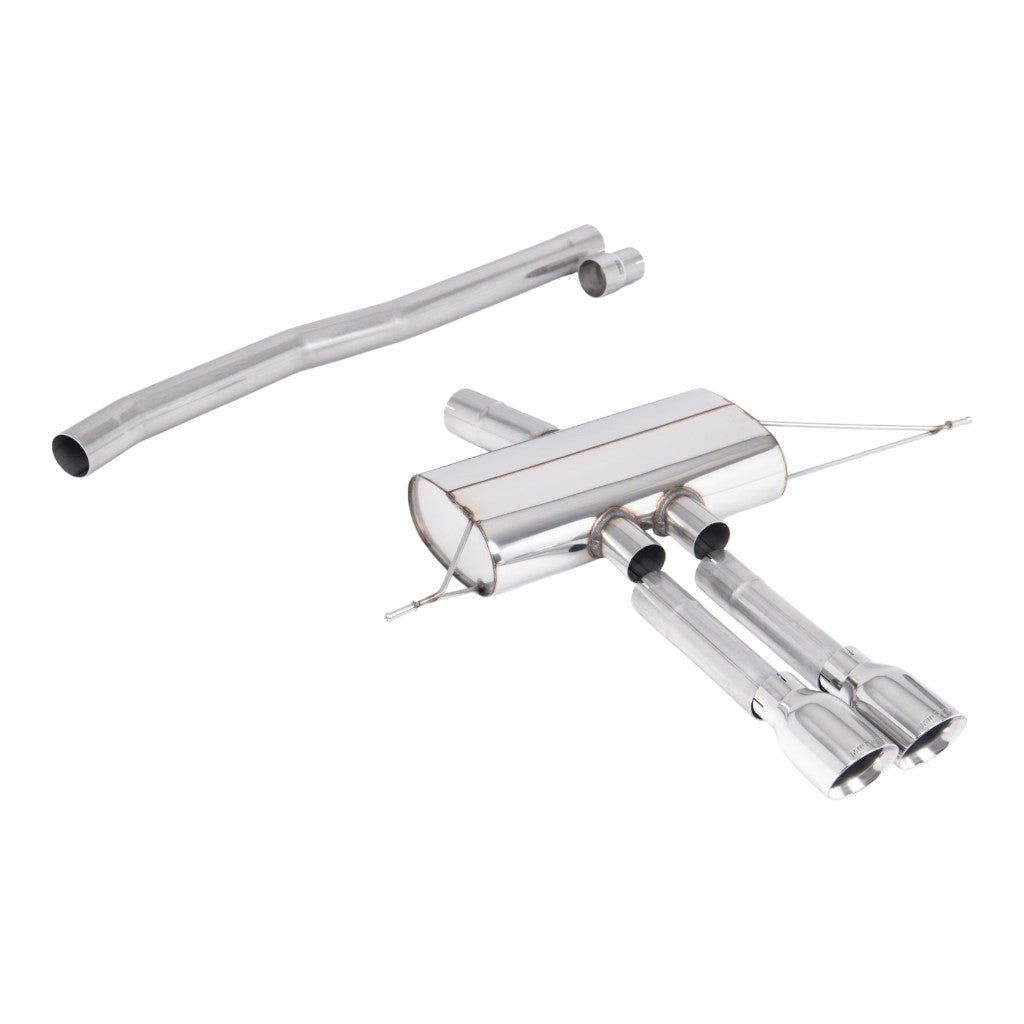 MILLTEK SSXM492 Filter-Back Exhaust, 3" (Polished GT-100 Tips) for MINI Cooper S (F66) 2024- Photo-0 