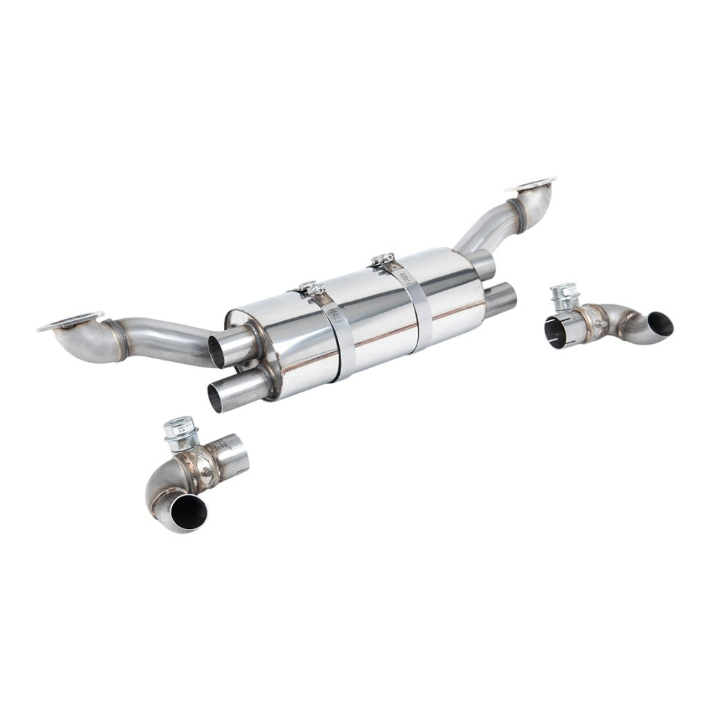 MILLTEK SSXPO181 Rear Silencer, 2.76" for PORSCHE 911 Carrera 2S / Carrera 4S (991) 2011-2015 Photo-0 