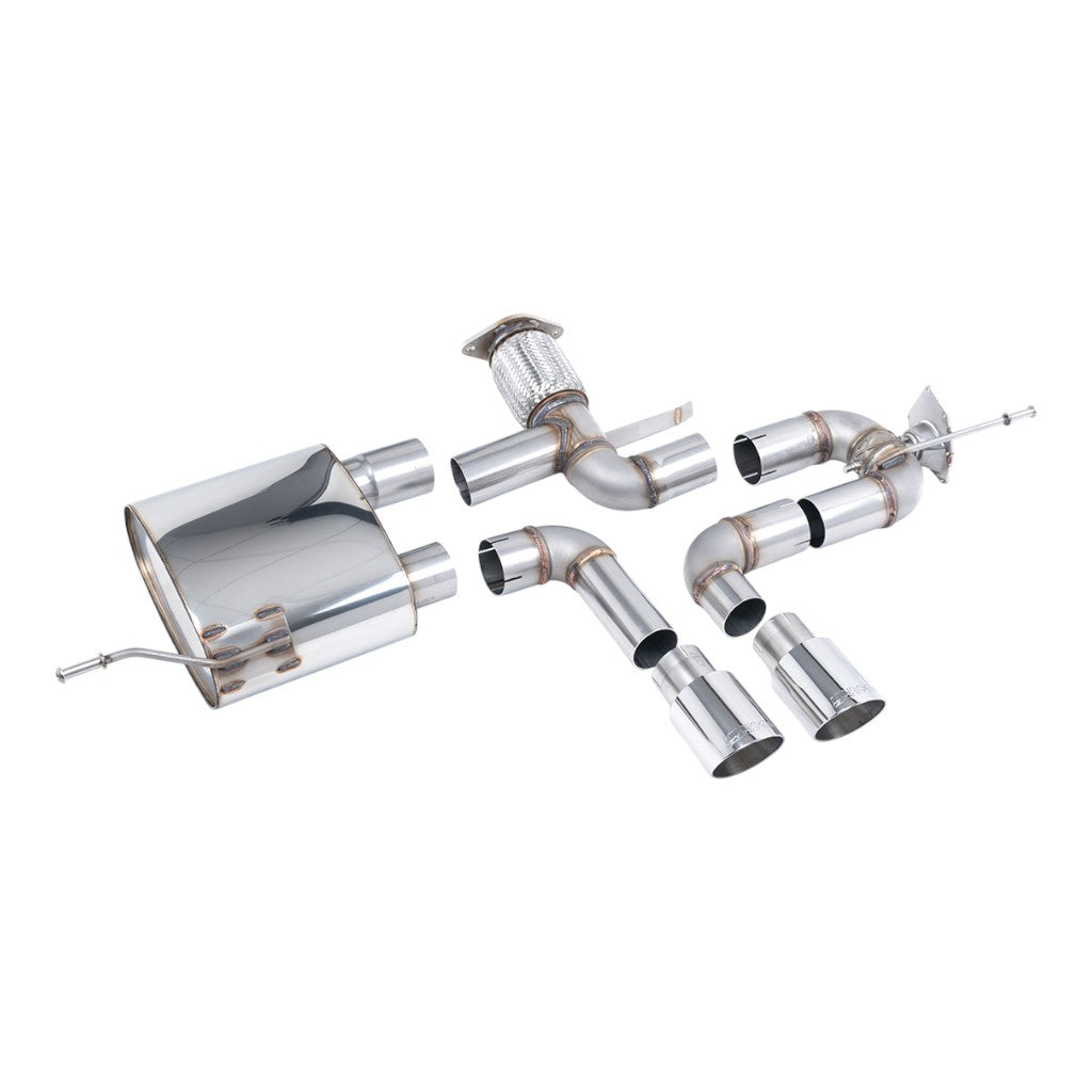 MILLTEK SSXRN426 Cat-Back Exhaust, 2.76" (Polished GT-90 Tips) for ALPINE A110S 2019- Photo-0 