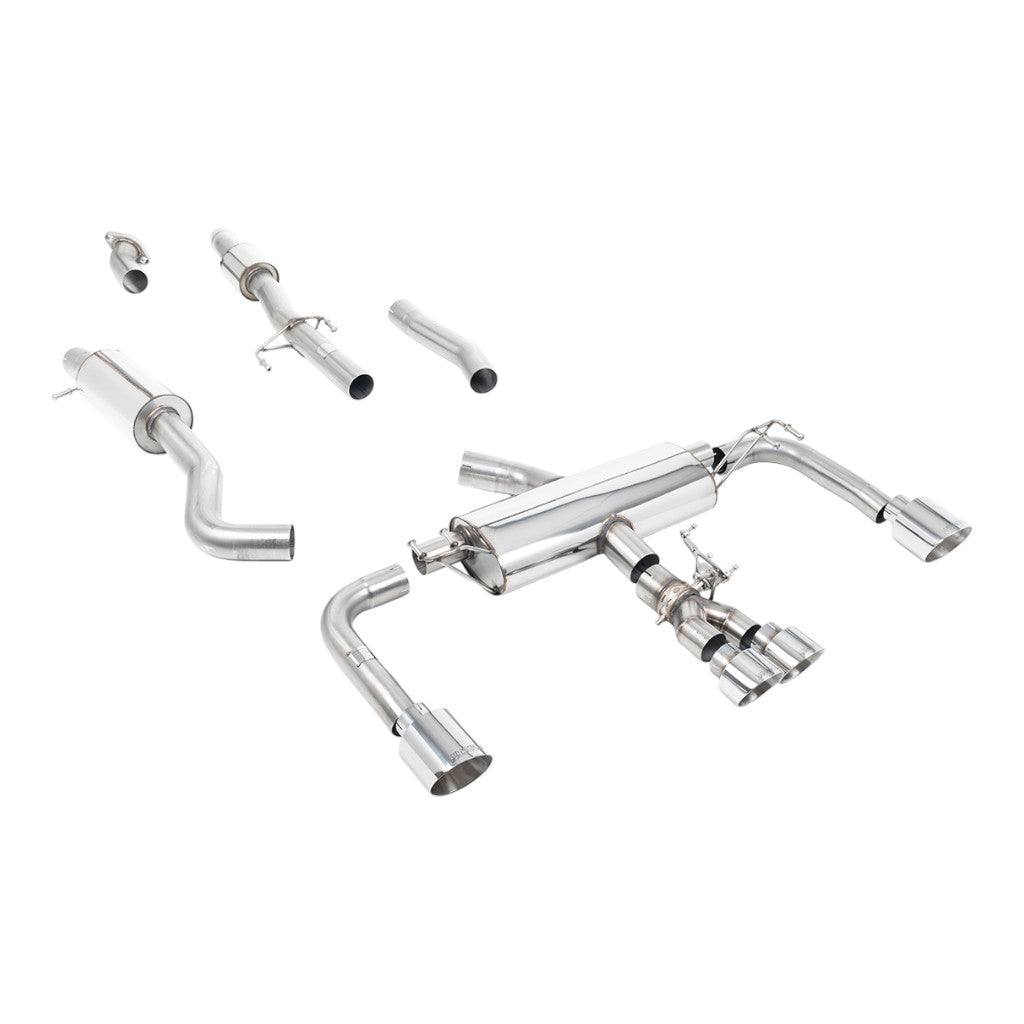 MILLTEK SSXTY159 Cat-Back Exhaust, 3" (Polished GT Tips) for TOYOTA GR Corolla 1.6 Turbo 2023- Photo-0 