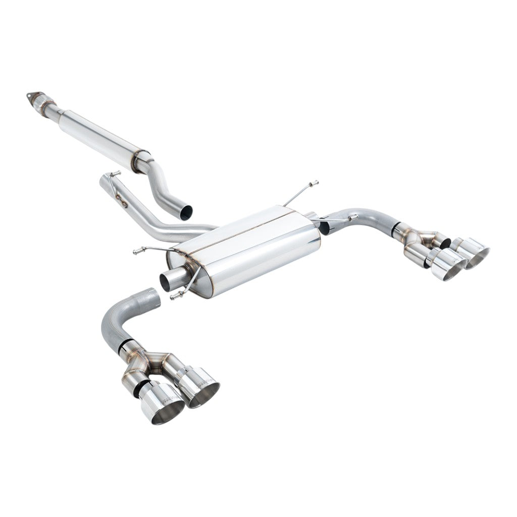 MILLTEK SSXTY163 Secondary Cat-Back Exhaust, 2.5" (Polished Tips) for TOYOTA GR86 2.4L 2022- Photo-0 