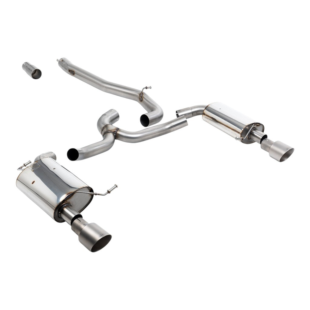 MILLTEK SSXVW749 Cat-Back Exhaust, 3" (Titanium GT-100 Trims) for VW Golf Alltrack 1.8 (MK7) 2016-2021 Photo-0 
