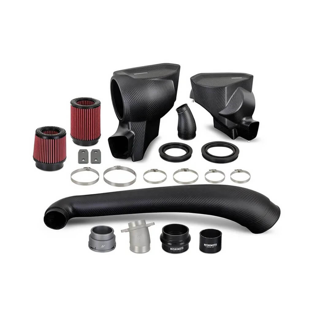 MISHIMOTO MMAI-G80-21CFM Performance Air Intake, Matte Carbon Fiber for BMW M2 (G87) / M3 (G80) / M4 (G82 / G83) 2021- Photo-0 