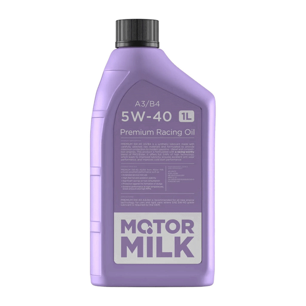 MOTOR MILK ​8720892585721 High-Performance Racing Motor Oil A3/B4 5W-40 1L Photo-0 