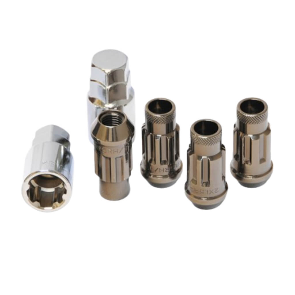 MUTEKI 32901T Lug Nuts Kit SR48 Lock Set 12x1.25 48 mm Titanium Photo-0 