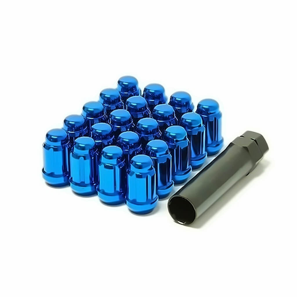 MUTEKI 41886U Lug Nuts Kit 12x1.50 (Close End) Blue Photo-0 