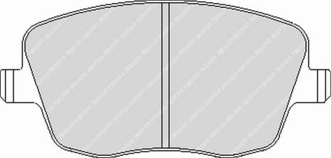 FERODO FCP1419R Front Brake Pads DS3000 for SEAT Ibiza (6L1) / Cordoba (Mk3) Photo-0 