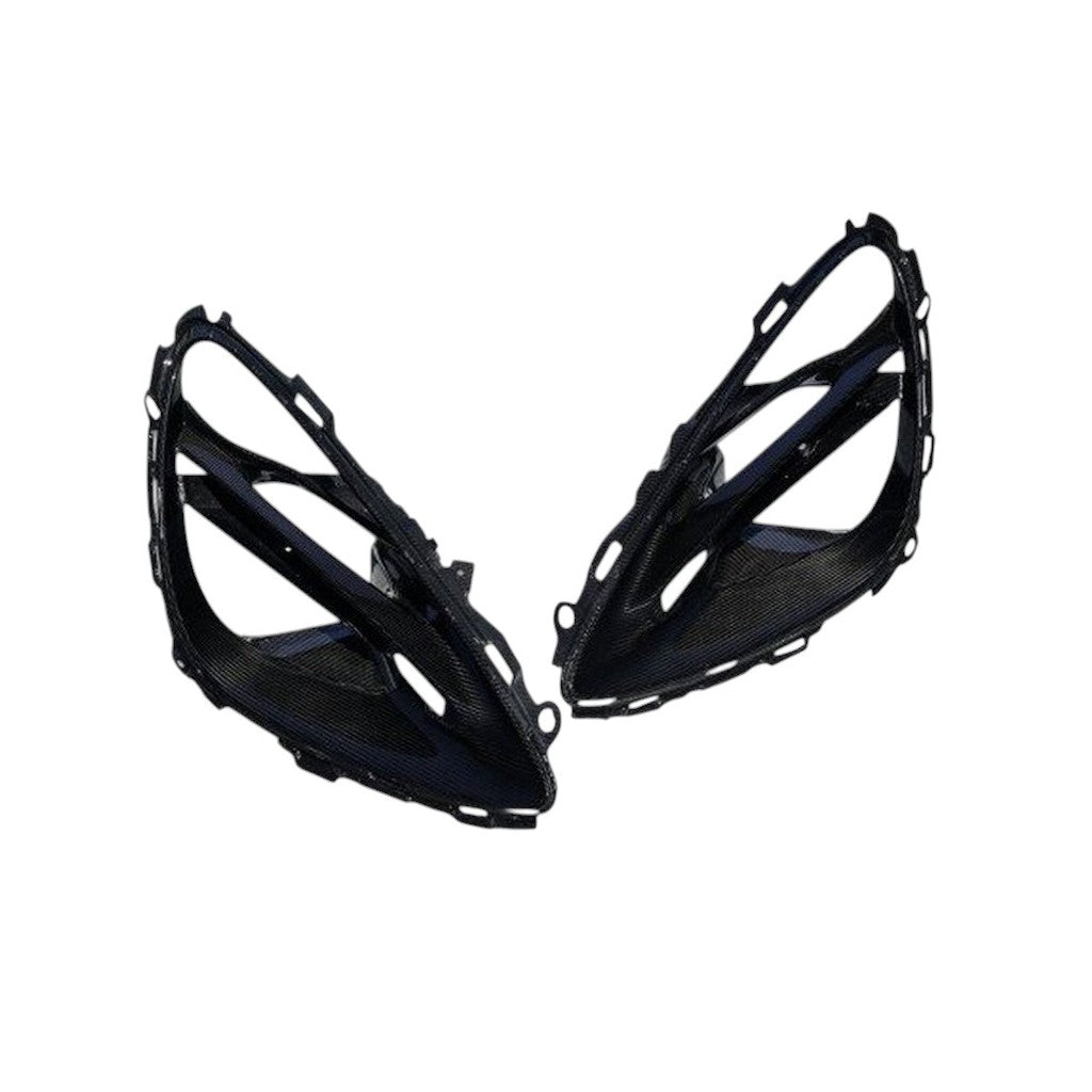 NOVITEC C6 750 81 Headlights Inserts, Visible Carbon for MCLAREN 750S 2023- Photo-0 