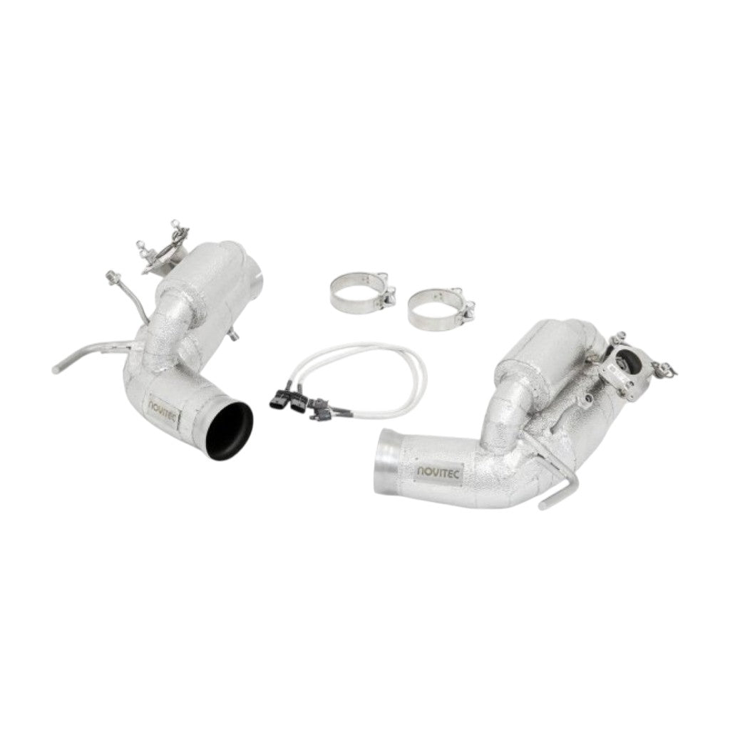 NOVITEC F1 296 11 Exhaust System With Flap-Regulation, Stainless Steel for FERRARI 296 2021- Photo-0 