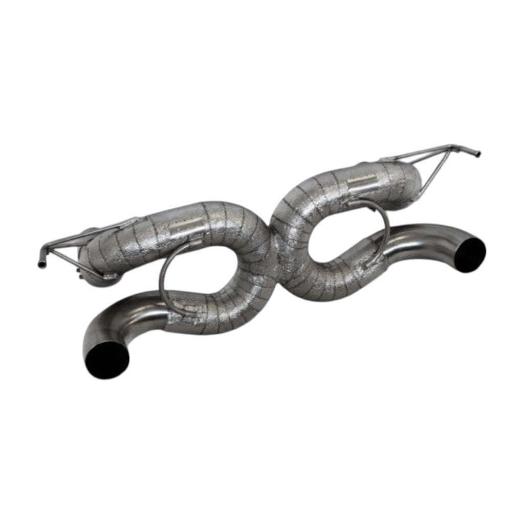 NOVITEC F1 444 75 Exhaust System, Without Flap-Regulation, Gold-Plated Inconel for FERRARI F8 2019- Photo-0 
