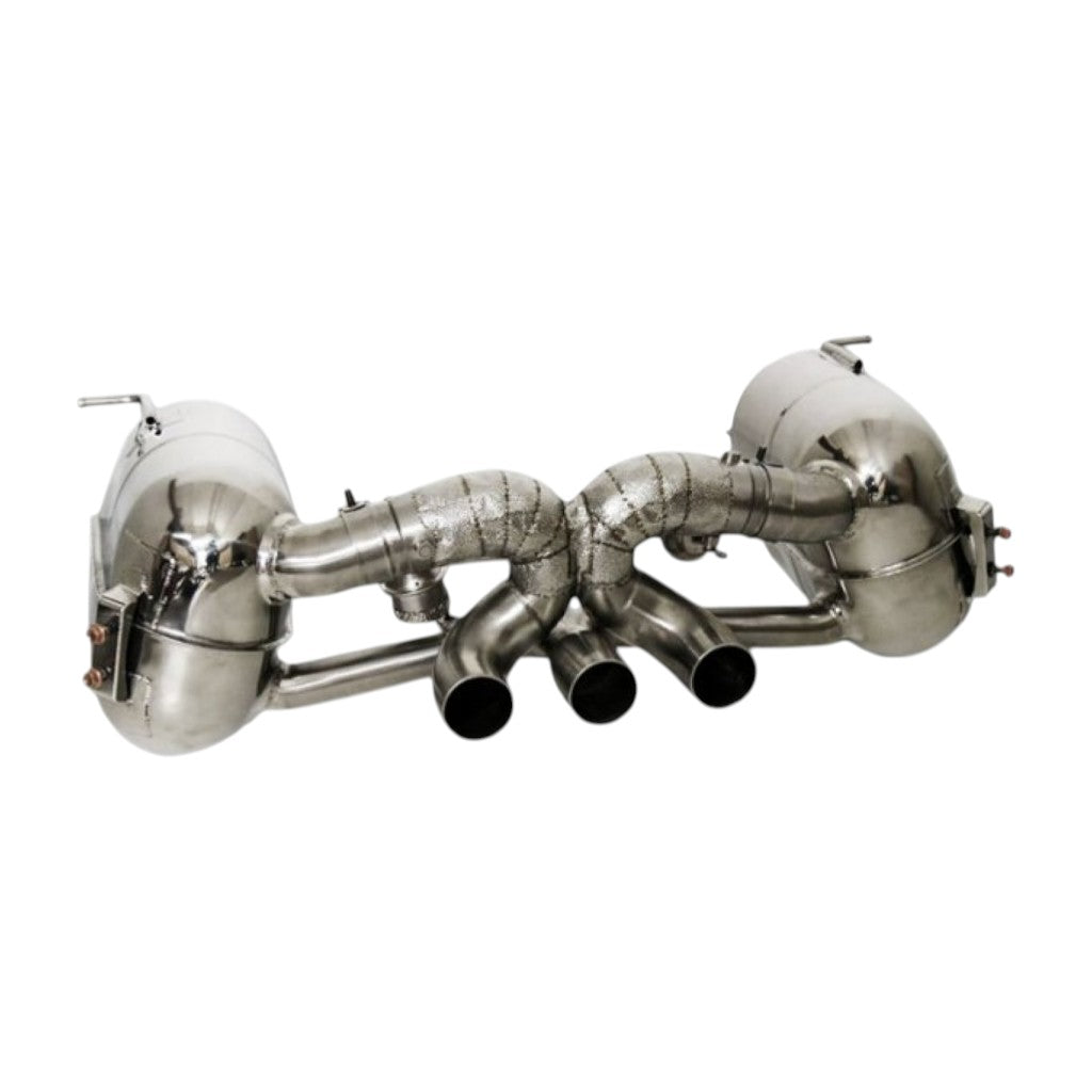 NOVITEC F1 458 21 Exhaust System With Flap-Regulation, Stainless Steel for FERRARI 458 Italia / Spider 2011-2015 Photo-0 