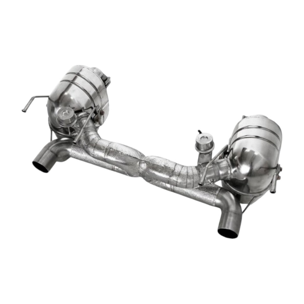 NOVITEC F1 458 66 Exhaust System With Flap-Regulation, Stainless Steel for FERRARI 458 Speciale 2013-2015 Photo-0 