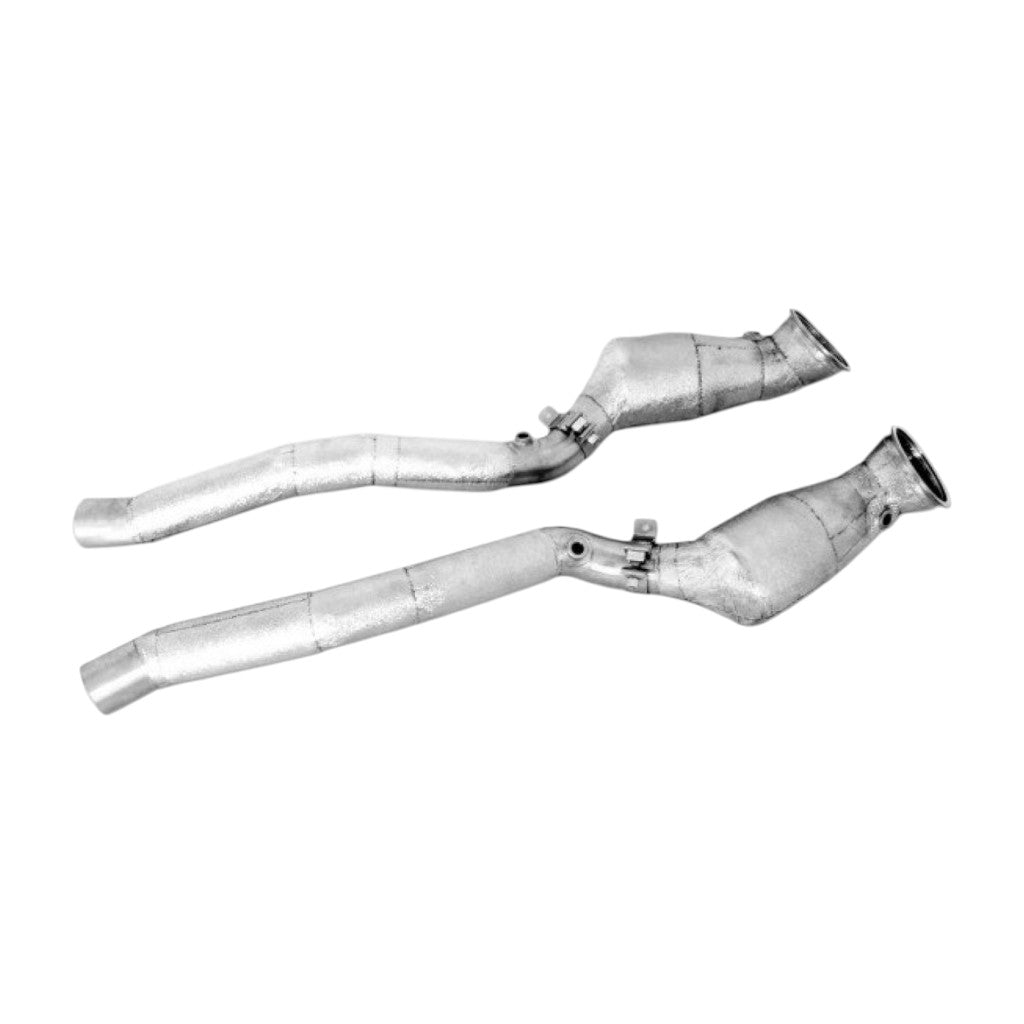 NOVITEC F1 999 55 Sport Metal Catalysts, Gold-Plated (Cars Without OPF), 2pcs for FERRARI Monza SP1 / SP2 2018-2021 Photo-0 