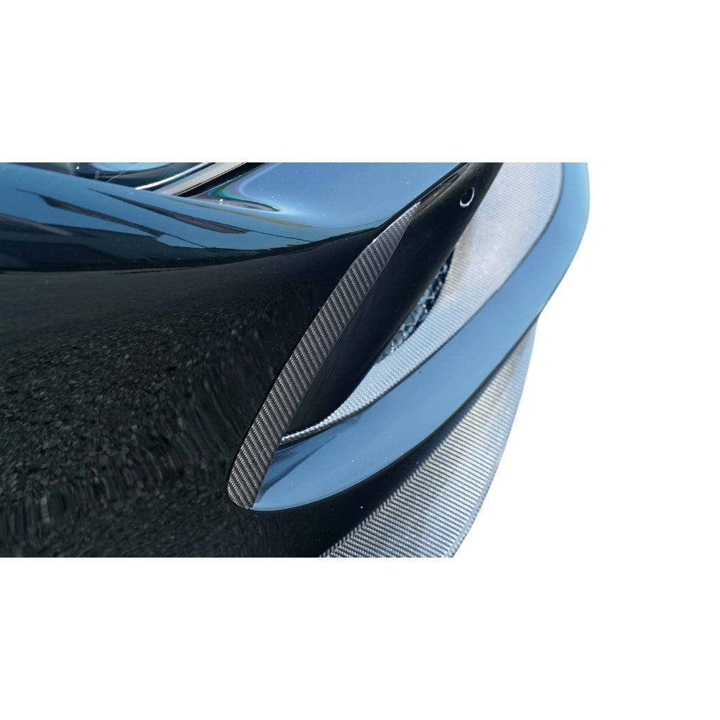 NOVITEC F6 444 32 Side Flaps, Visible Carbon for FERRARI F8 2019- Photo-1 