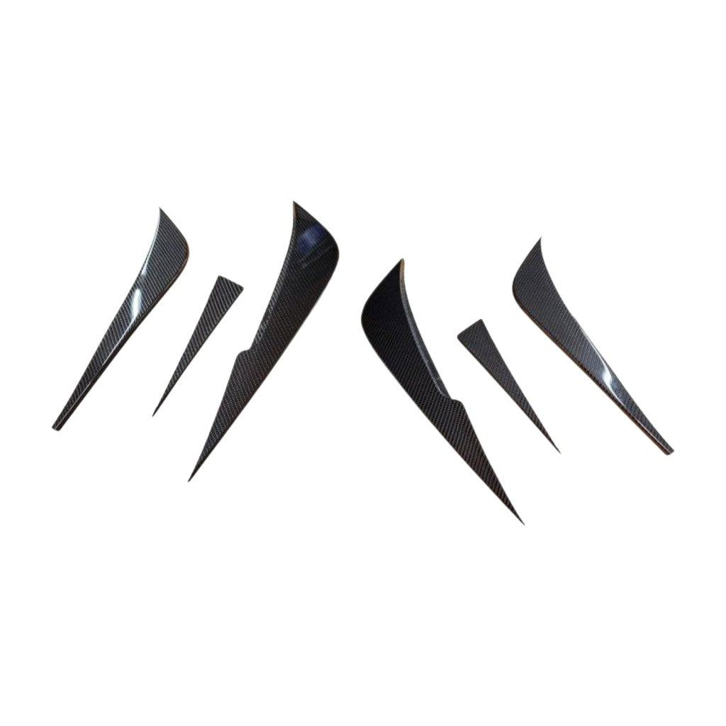 NOVITEC F6 444 55 Diffuser-Fins, Visible Carbon for FERRARI F8 2019- Photo-0 