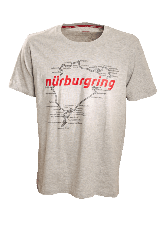 NURBURGRING 101181607009 Men's T-shirt Racetrack XXL Photo-0 