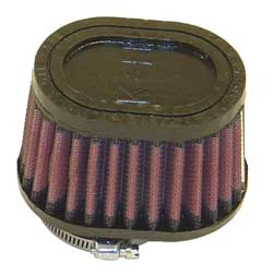 K&N RU-1820 UNIVERSAL Clamp-On Air Filter 2"FLG O/S, 4" X 3", 2-3/4"H, OVAL Photo-0 