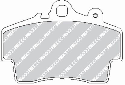 FERODO FCP1307R Front Brake Pads DS3000 for PORSCHE Cayman (987) / Boxster (987) Photo-0 